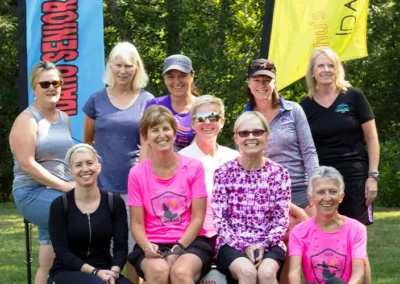 Women posing at Senior Games event