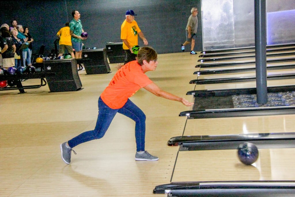 It's Never Too Late to Try Something New bowling at idaho senior games