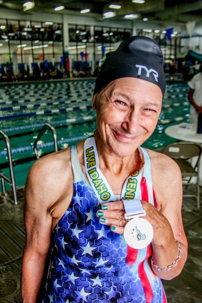 Swimmer at the Idaho Senior Games