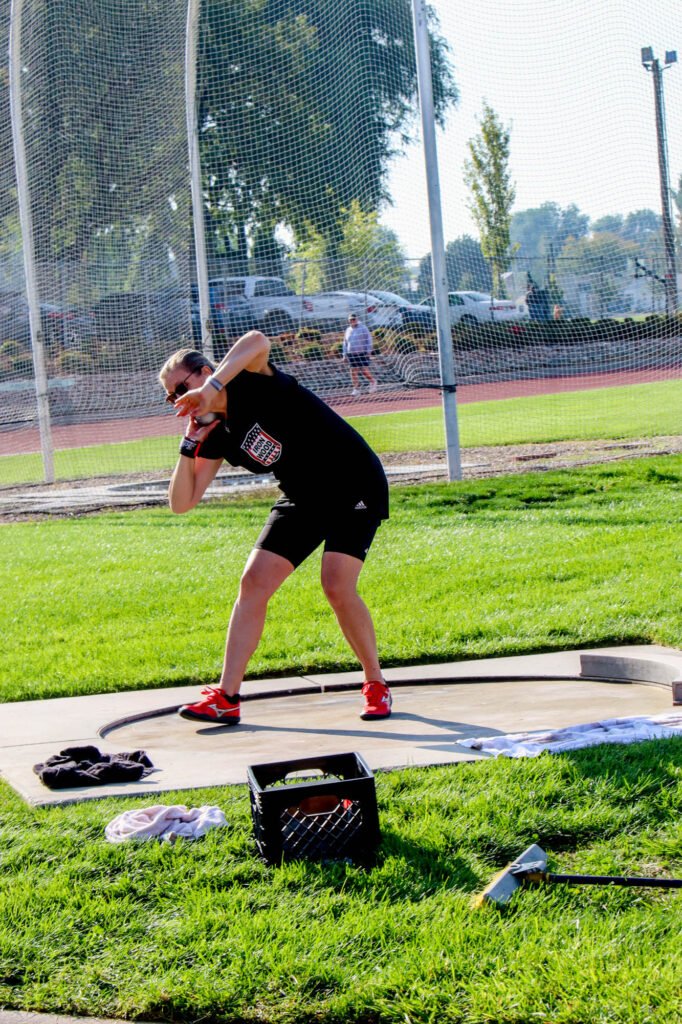 Shot put at Idaho Senior Games
