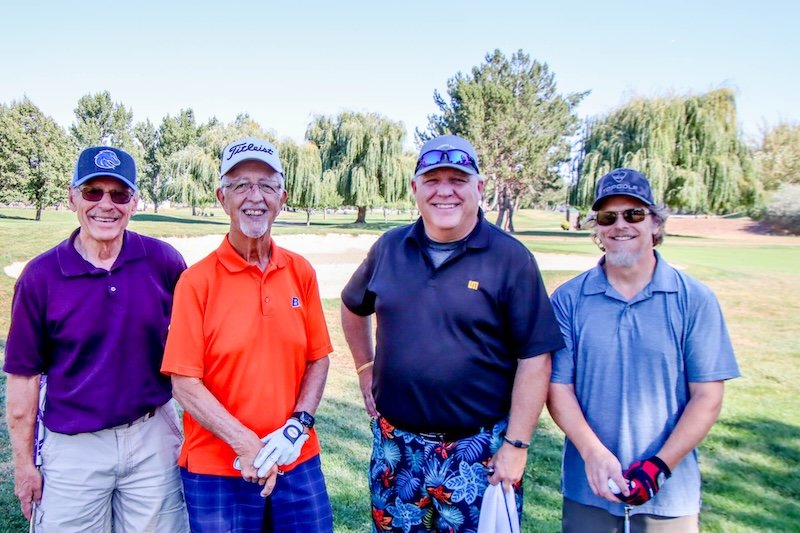 Male group golfers at Idaho Senior Games